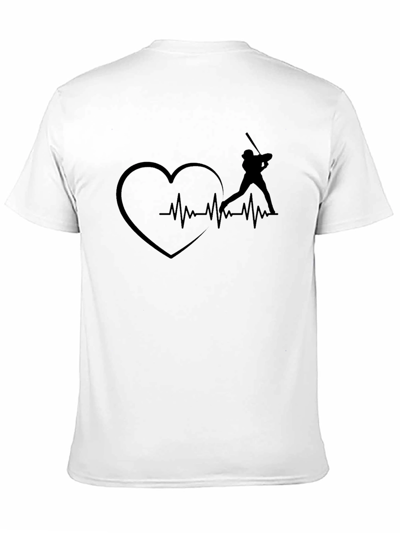 Baseball Heartbeat T-Shirt