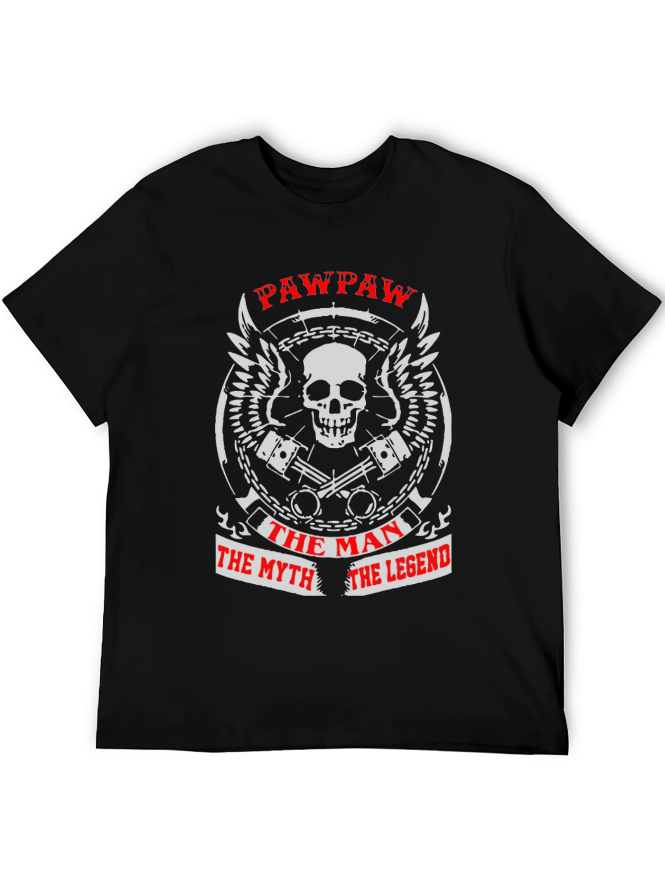 Pawpaw Motorcycle Graphic T-Shirt