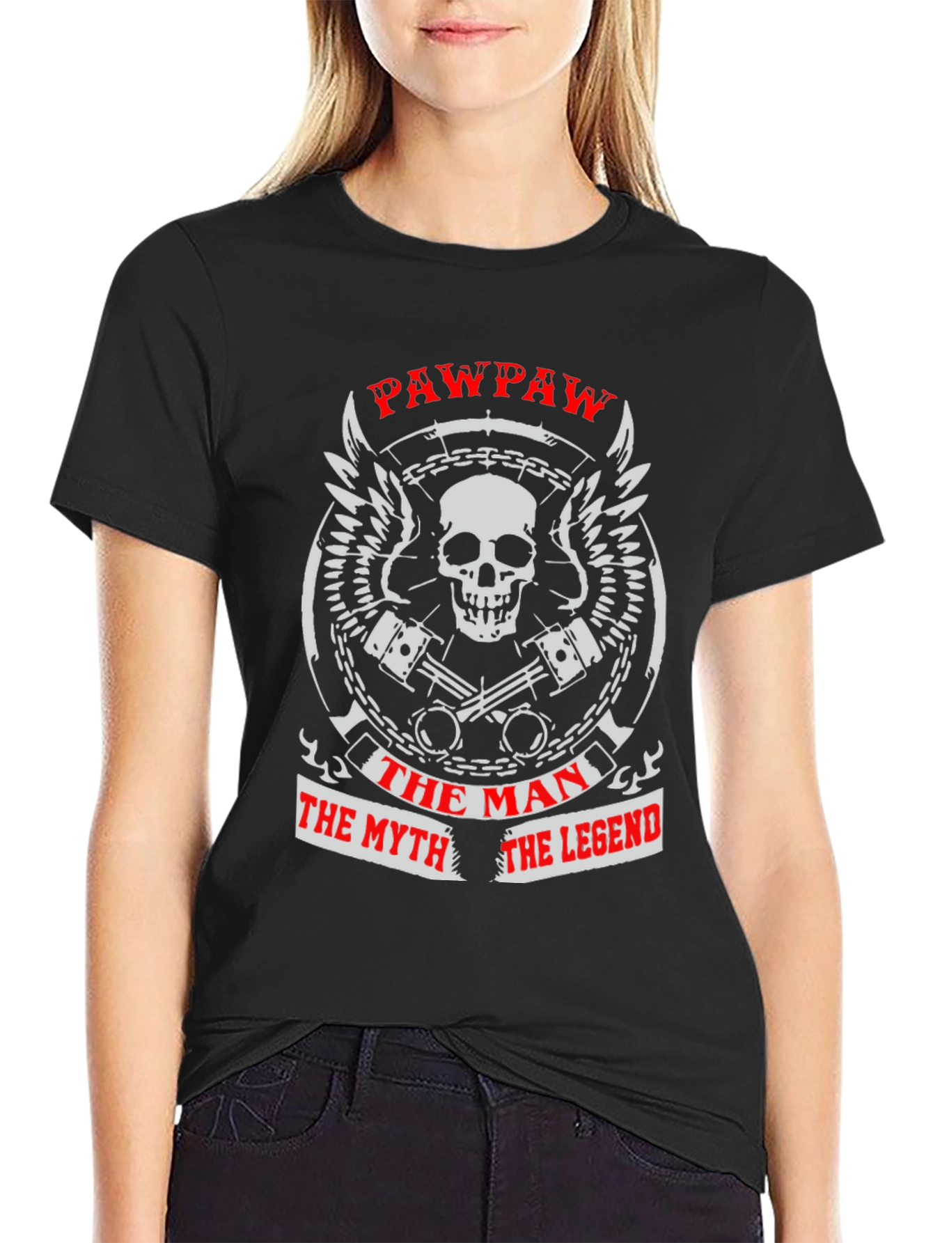 Pawpaw Motorcycle Graphic T-Shirt