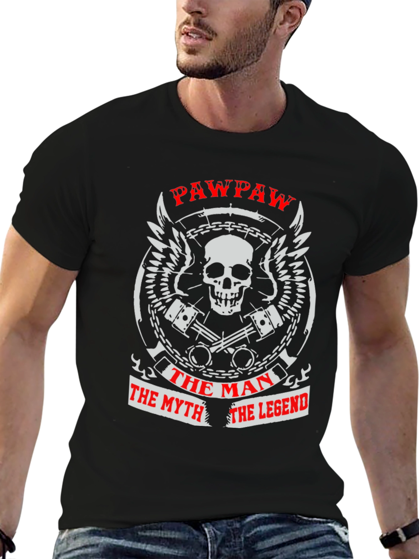Pawpaw Motorcycle Graphic T-Shirt