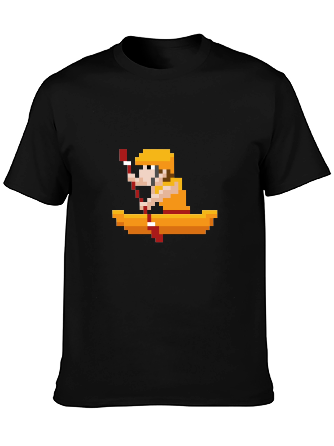 Pixel Kayaker Tee - Retro Gaming Style!