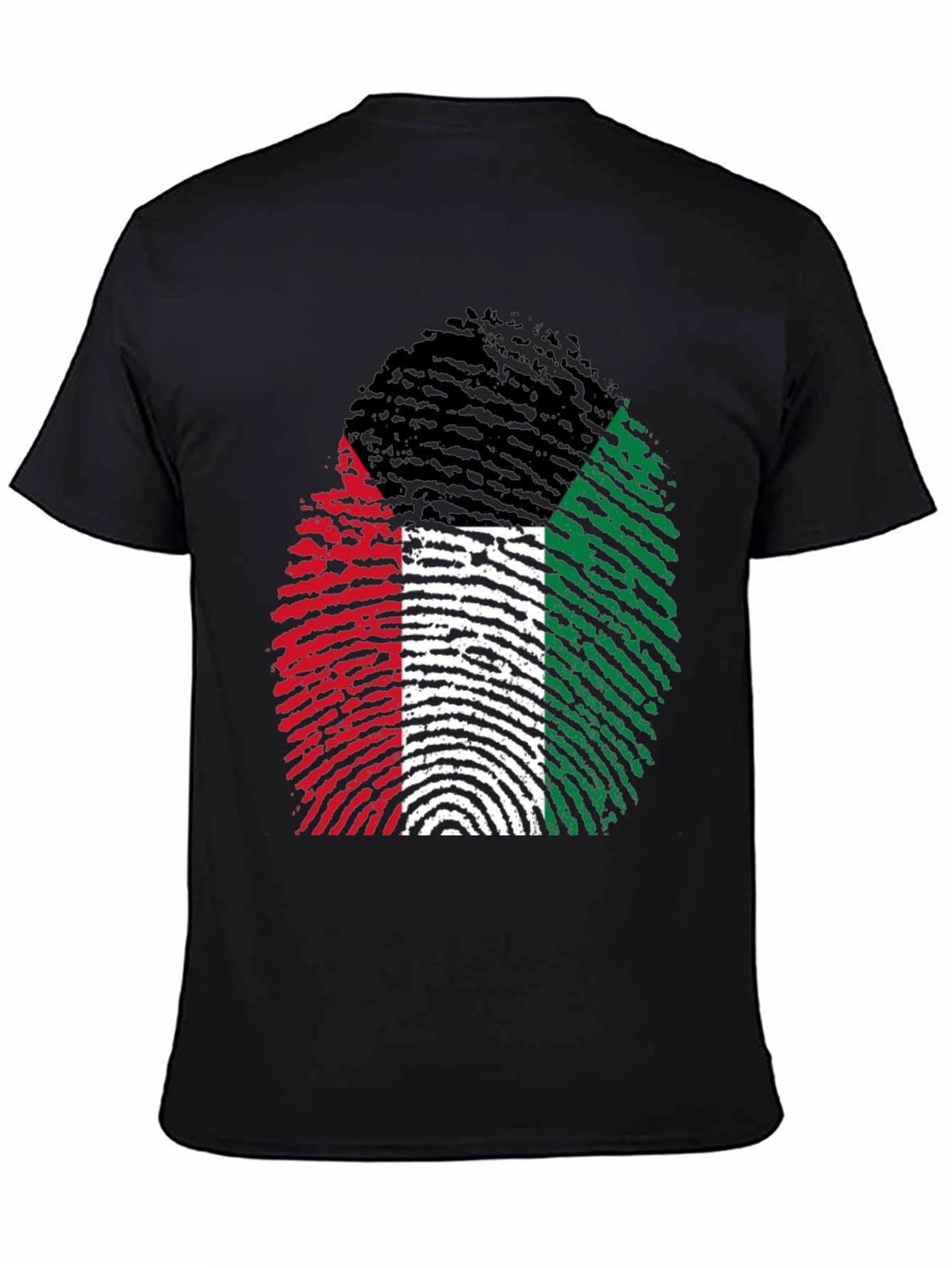 Unique Fingerprint Flag Graphic Tee