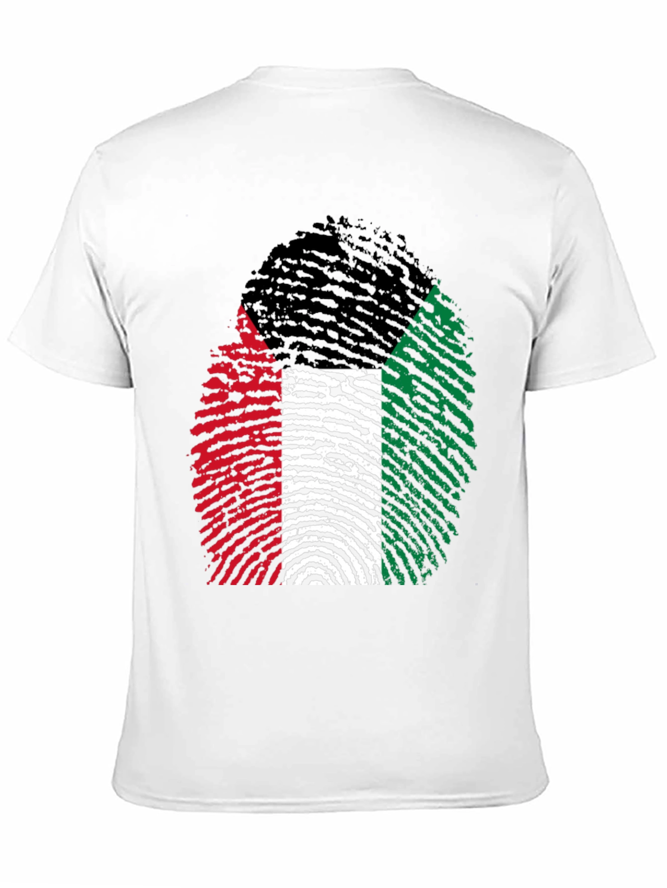 Unique Fingerprint Flag Graphic Tee