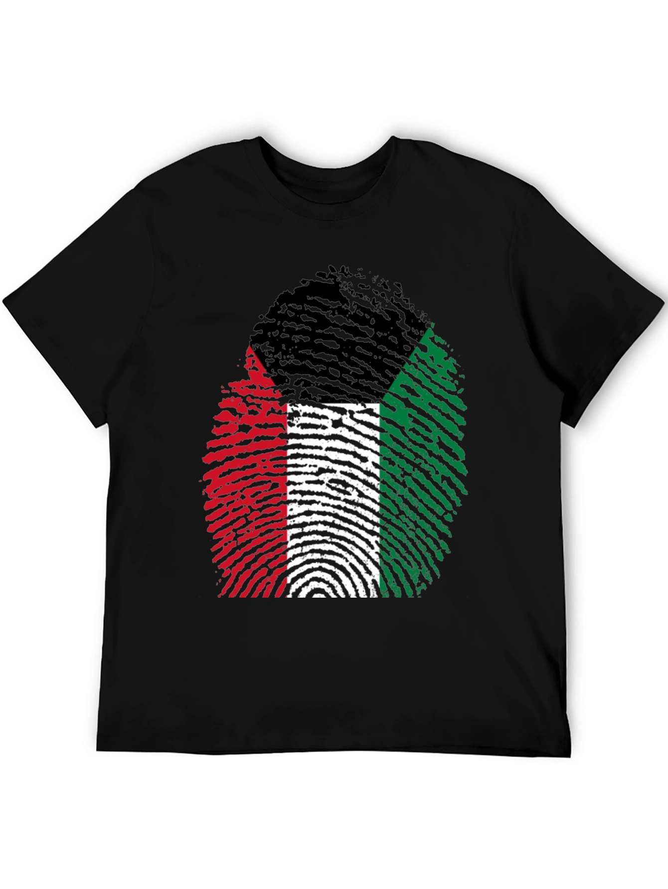 Unique Fingerprint Flag Graphic Tee