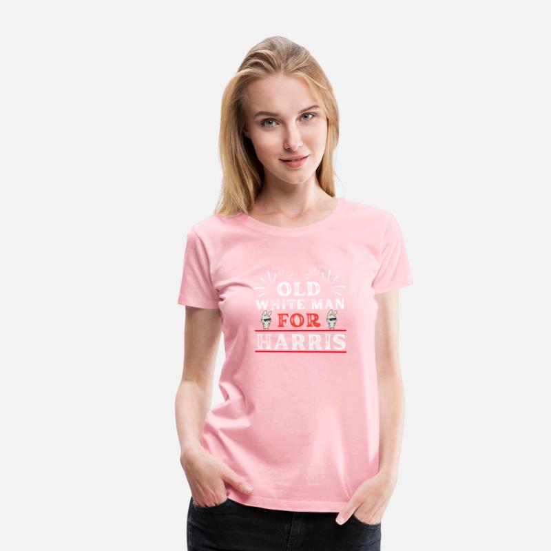 Old White Man For Harris, US 2024 Election Design