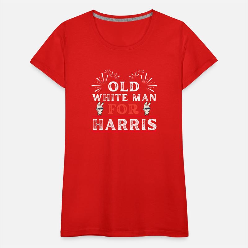 Old White Man For Harris, US 2024 Election Design
