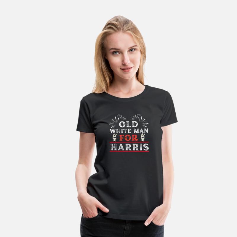 Old White Man For Harris, US 2024 Election Design