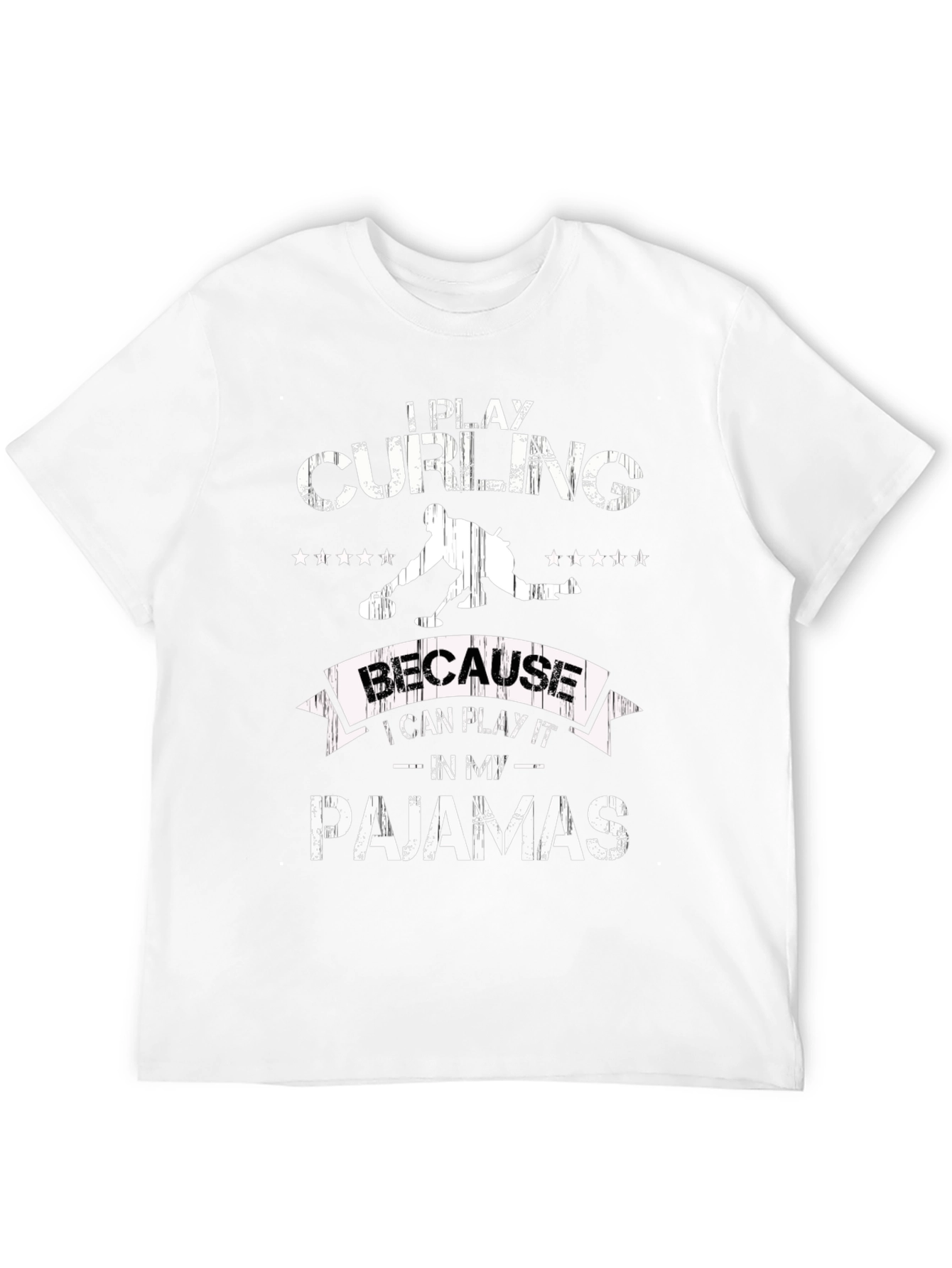 Curling Pajamas T-Shirt: Play Curling in Comfort!