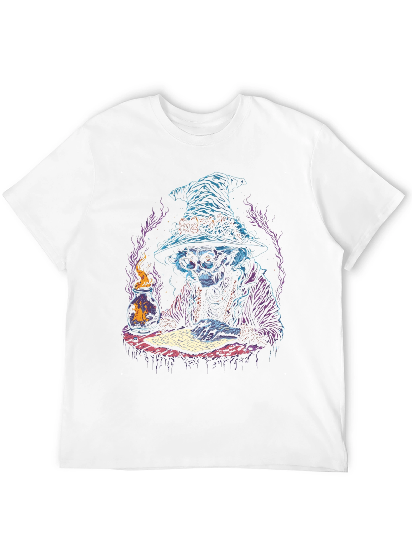 Witch Writing Spell T-Shirt - Unique Graphic Tee