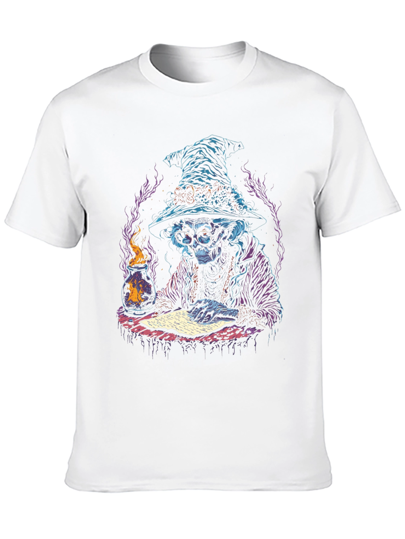 Witch Writing Spell T-Shirt - Unique Graphic Tee
