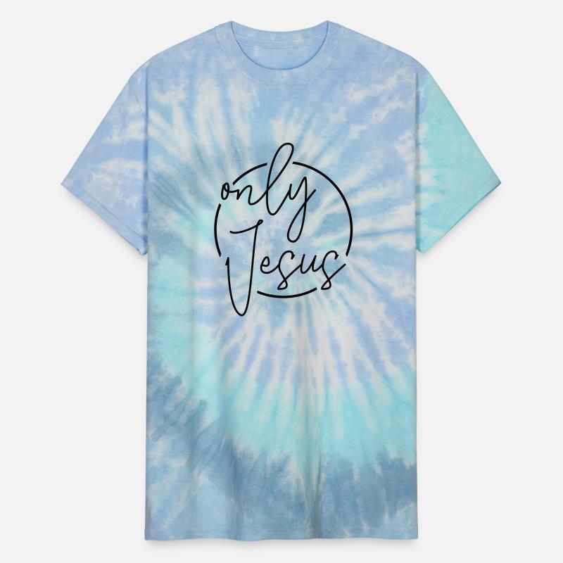 Only Jesus Script Christian T-Shirt – Minimalist