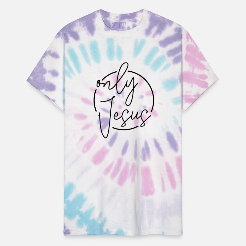 Only Jesus Script Christian T-Shirt – Minimalist