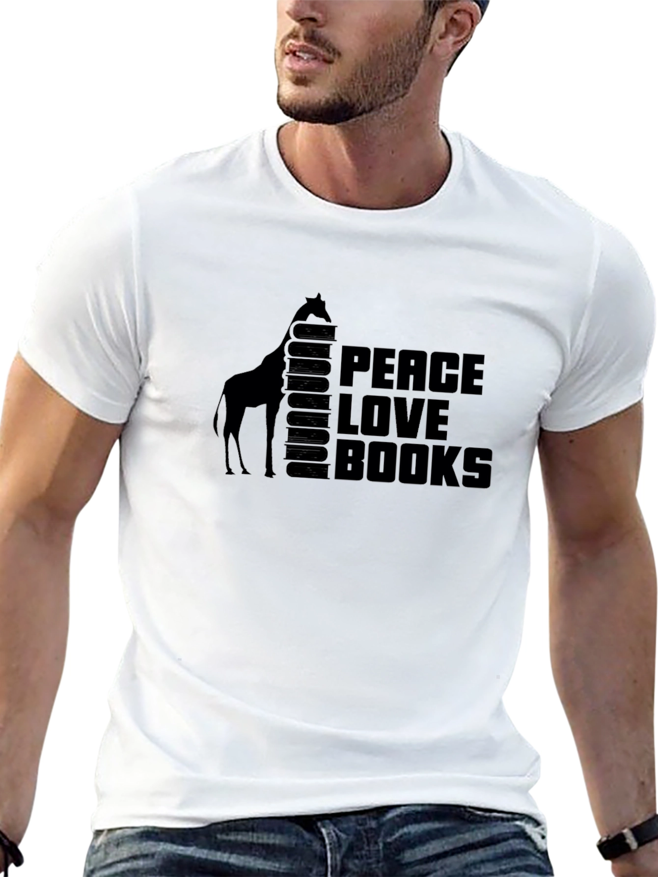 Peace Love Books Graphic Tee