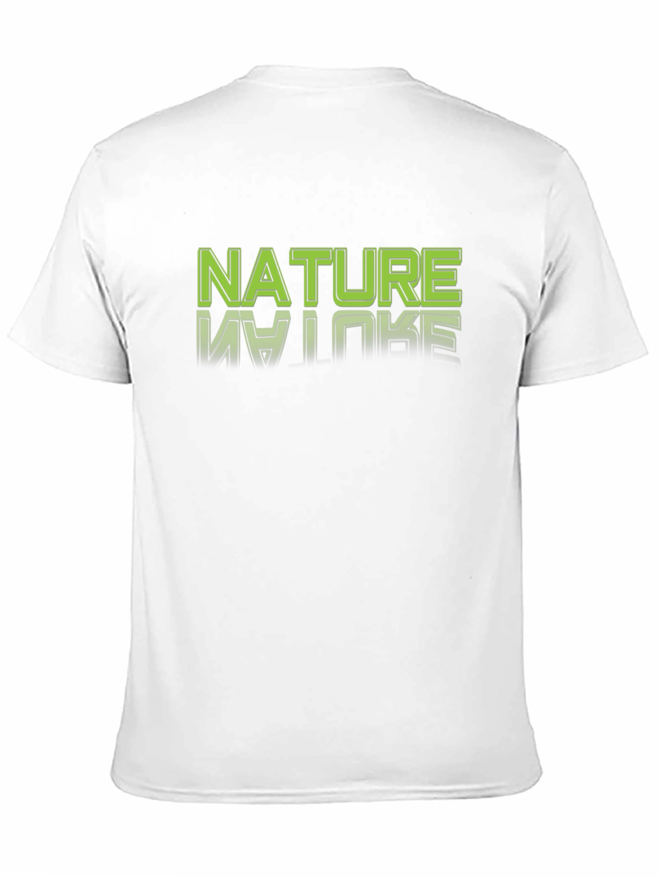 Nature Graphic Tee - Black Cotton T-Shirt