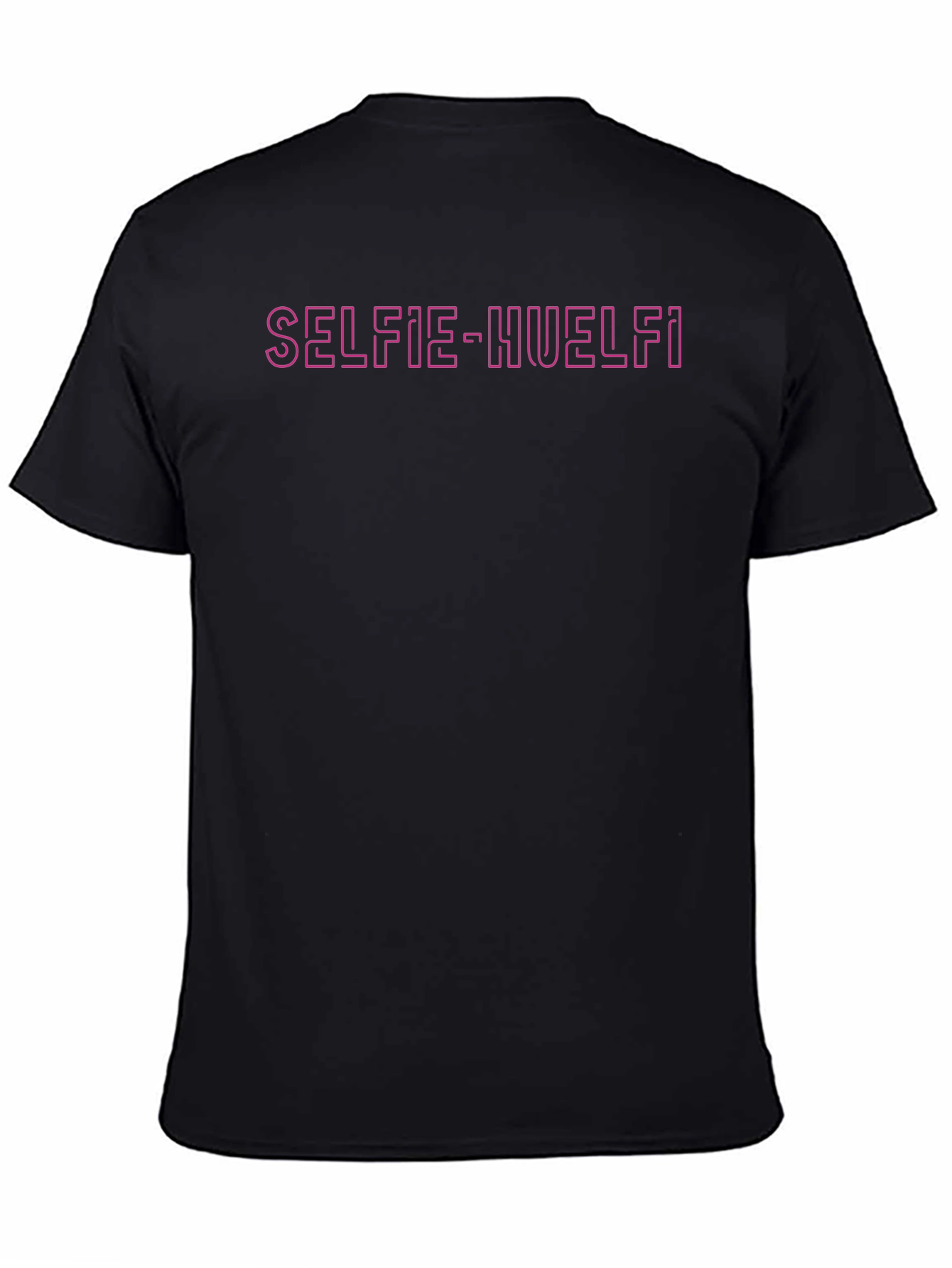 Selfie Huelfi Graphic Tee - Black Unisex T-Shirt