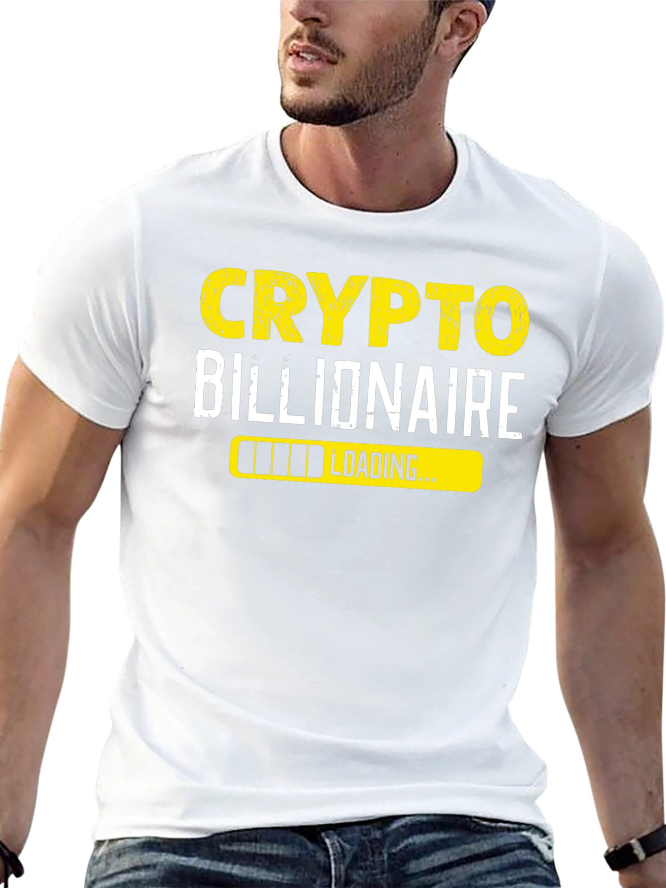 Crypto Billionaire Loading Funny T-Shirt