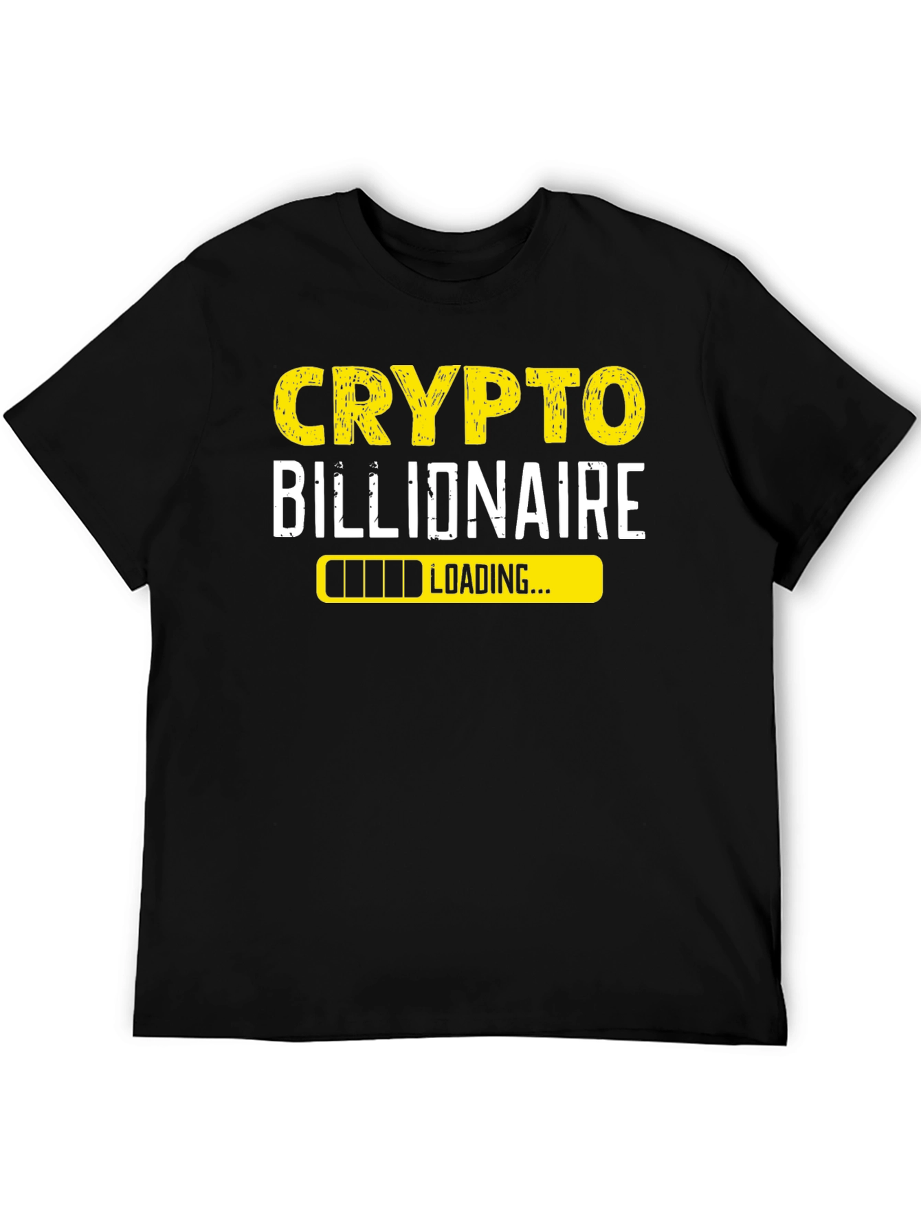 Crypto Billionaire Loading Funny T-Shirt