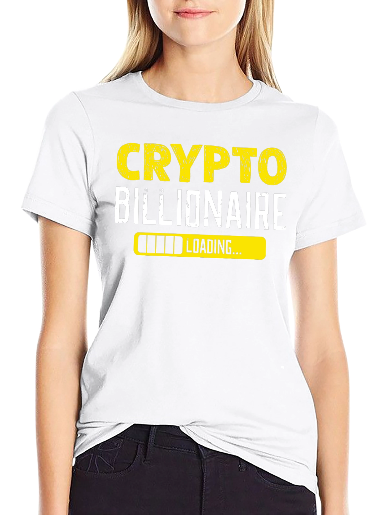 Crypto Billionaire Loading Funny T-Shirt