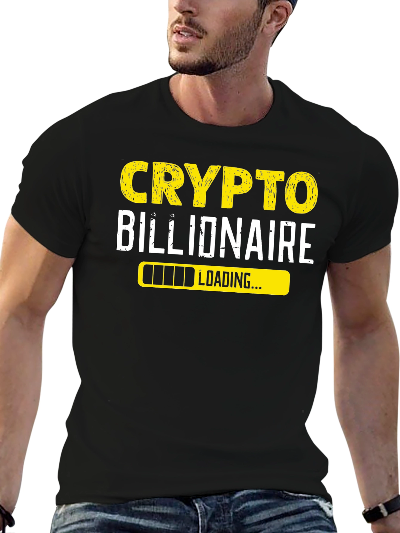 Crypto Billionaire Loading Funny T-Shirt