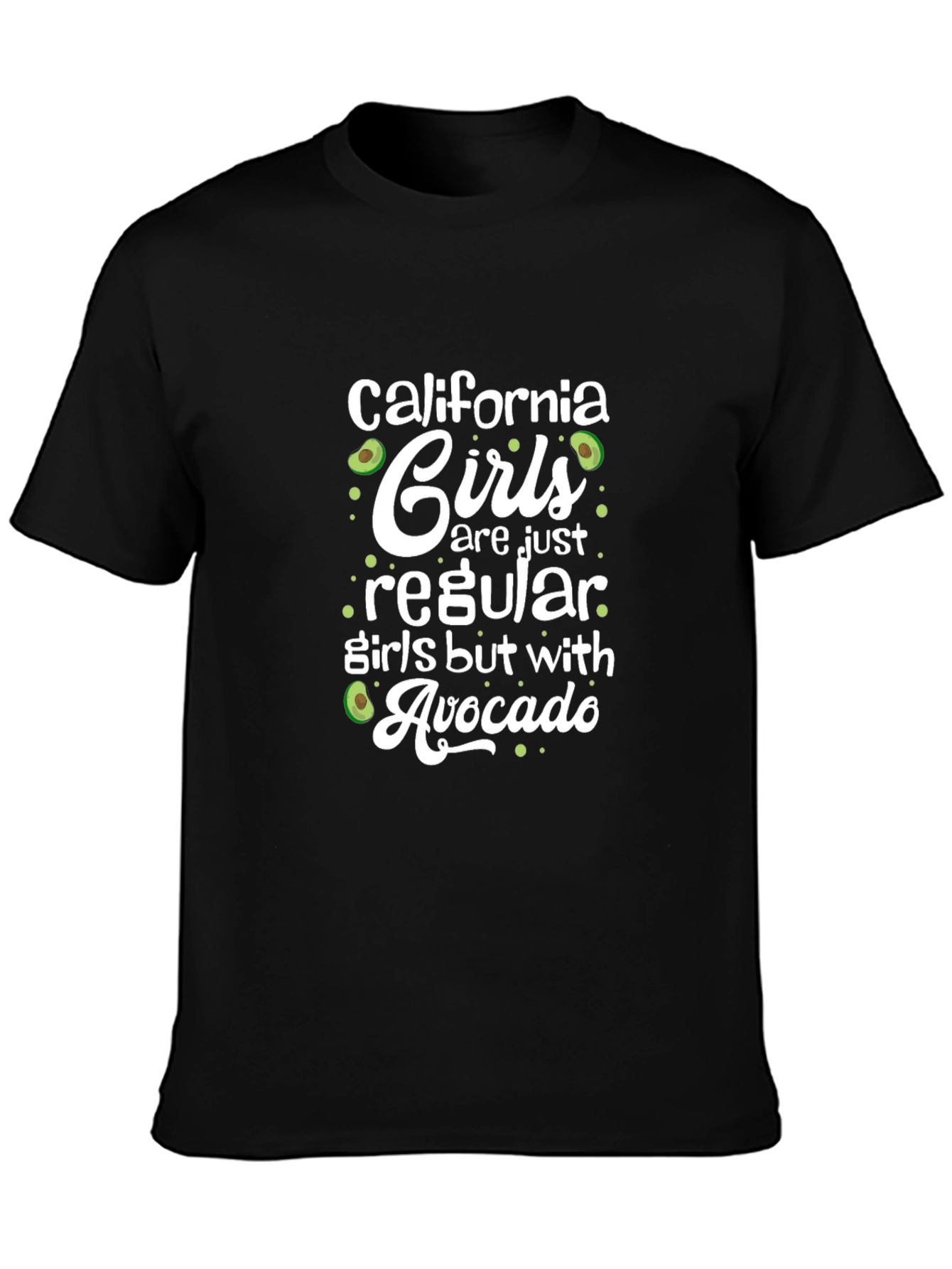 California Girls Avocado Graphic T-Shirt