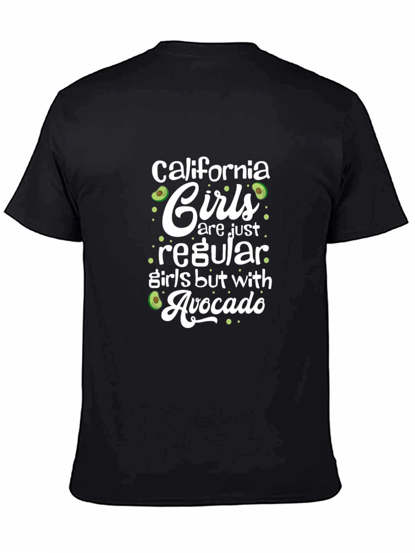 California Girls Avocado Graphic T-Shirt