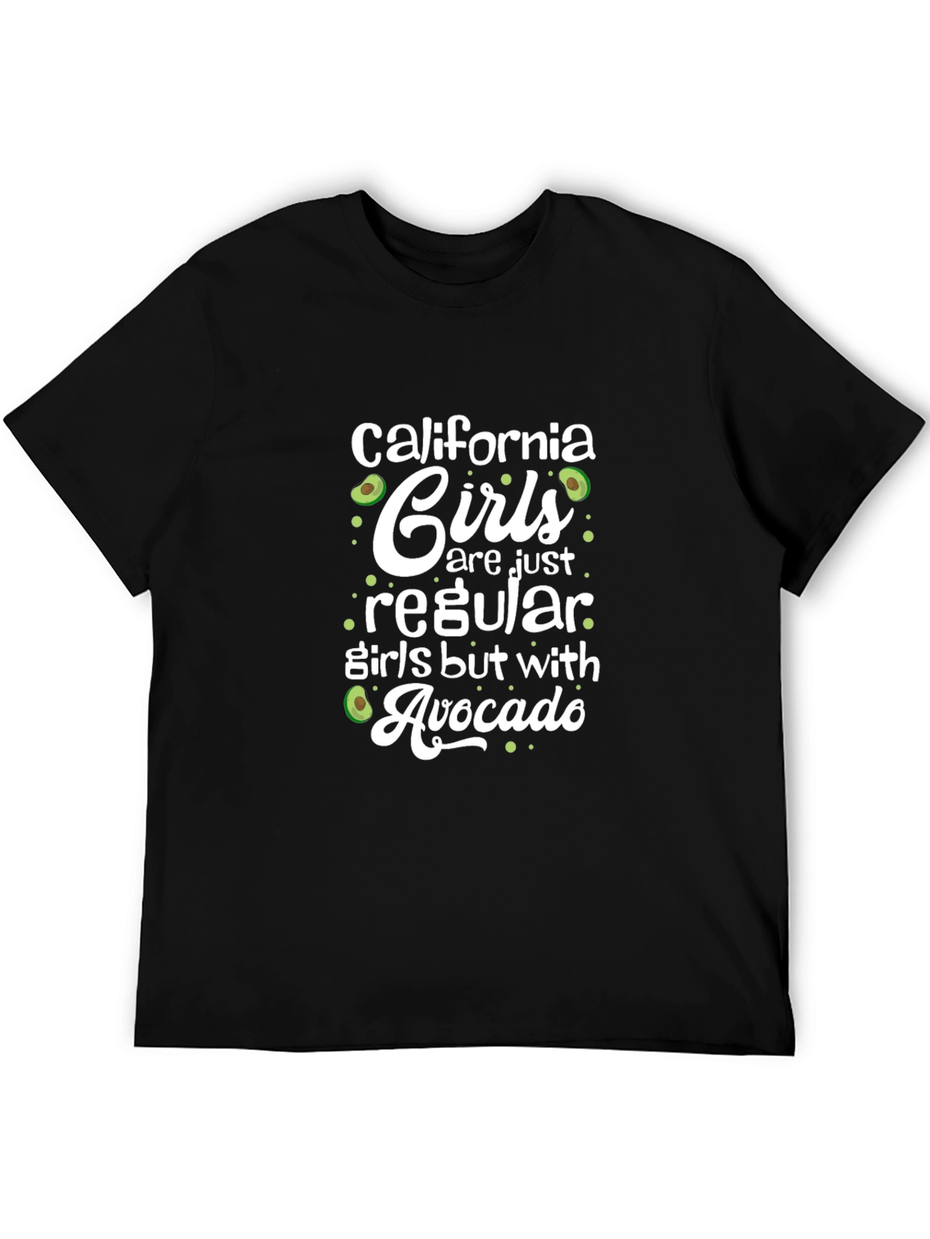 California Girls Avocado Graphic T-Shirt