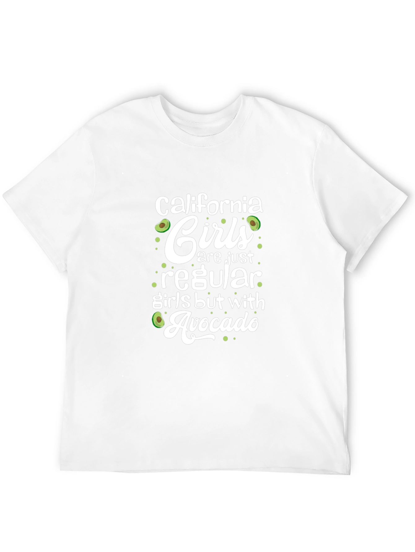 California Girls Avocado Graphic T-Shirt