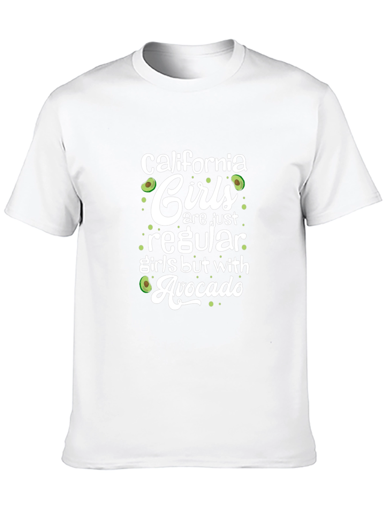 California Girls Avocado Graphic T-Shirt