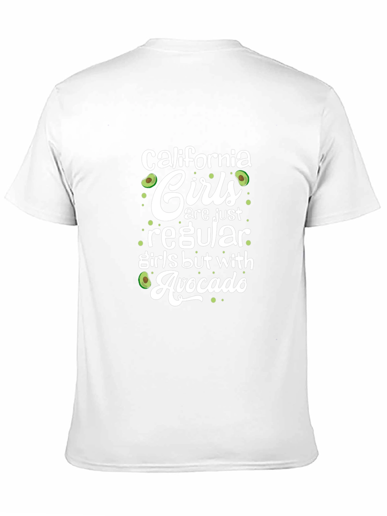 California Girls Avocado Graphic T-Shirt