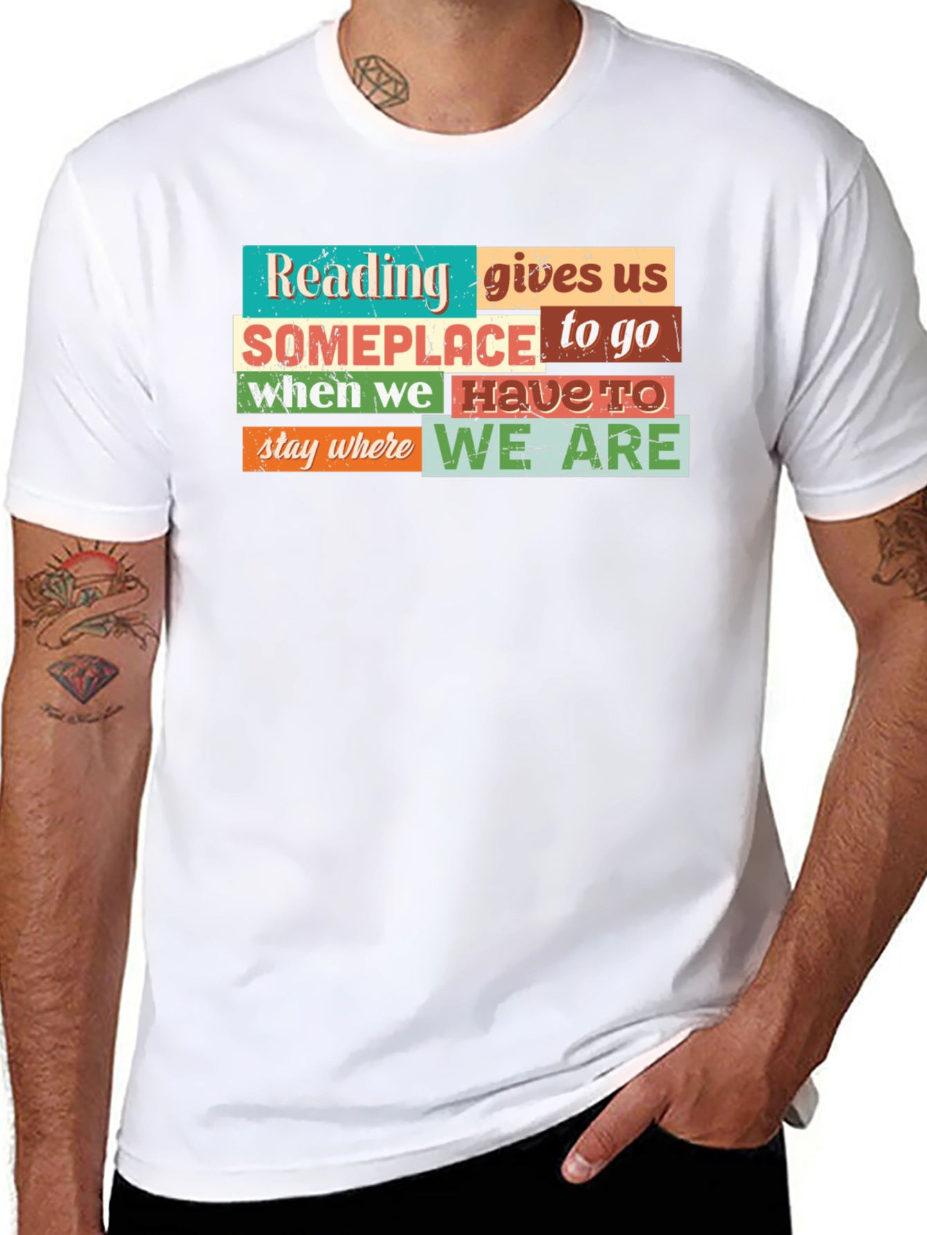 Reading Gives Us Someplace To Go Graphic Tee