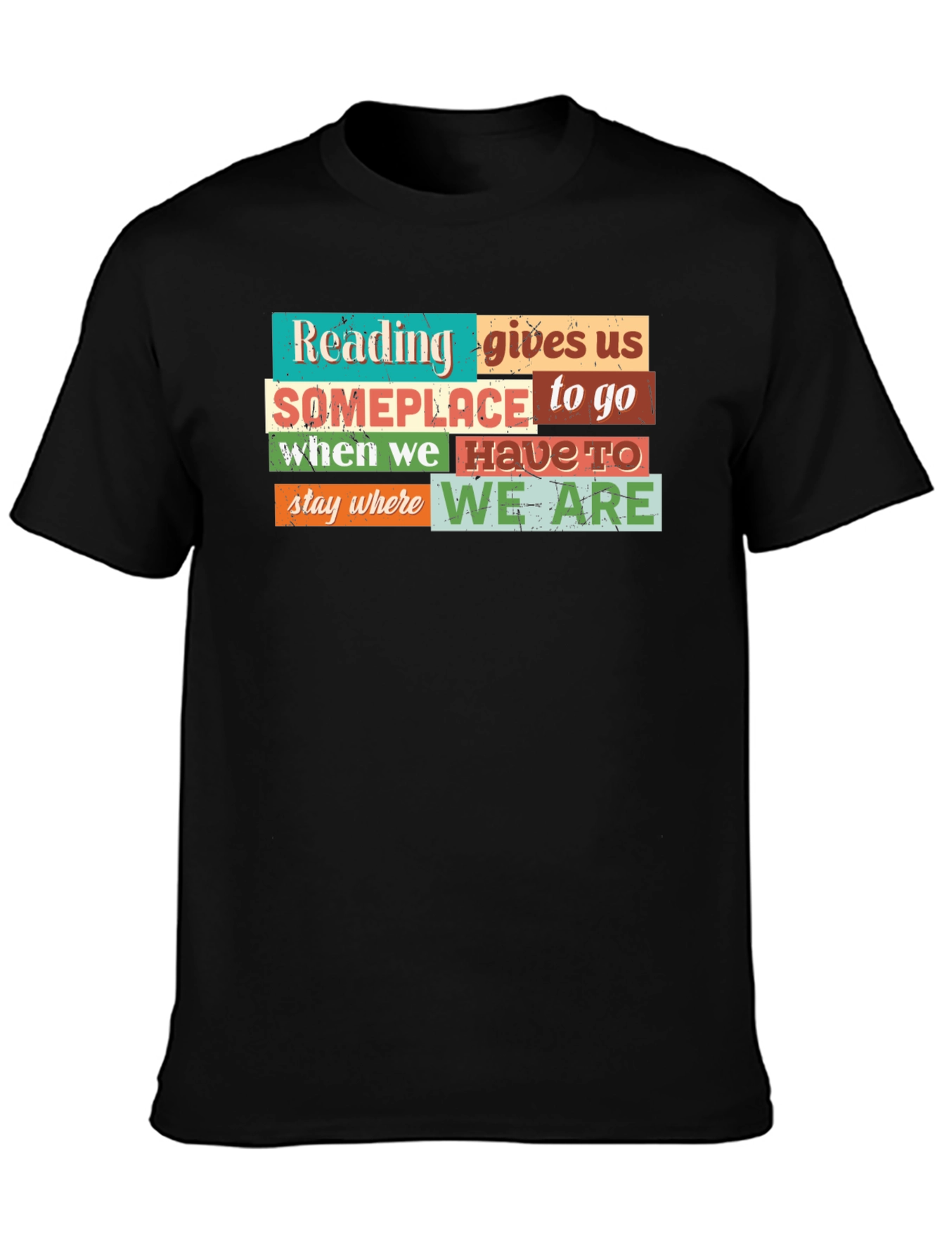 Reading Gives Us Someplace To Go Graphic Tee