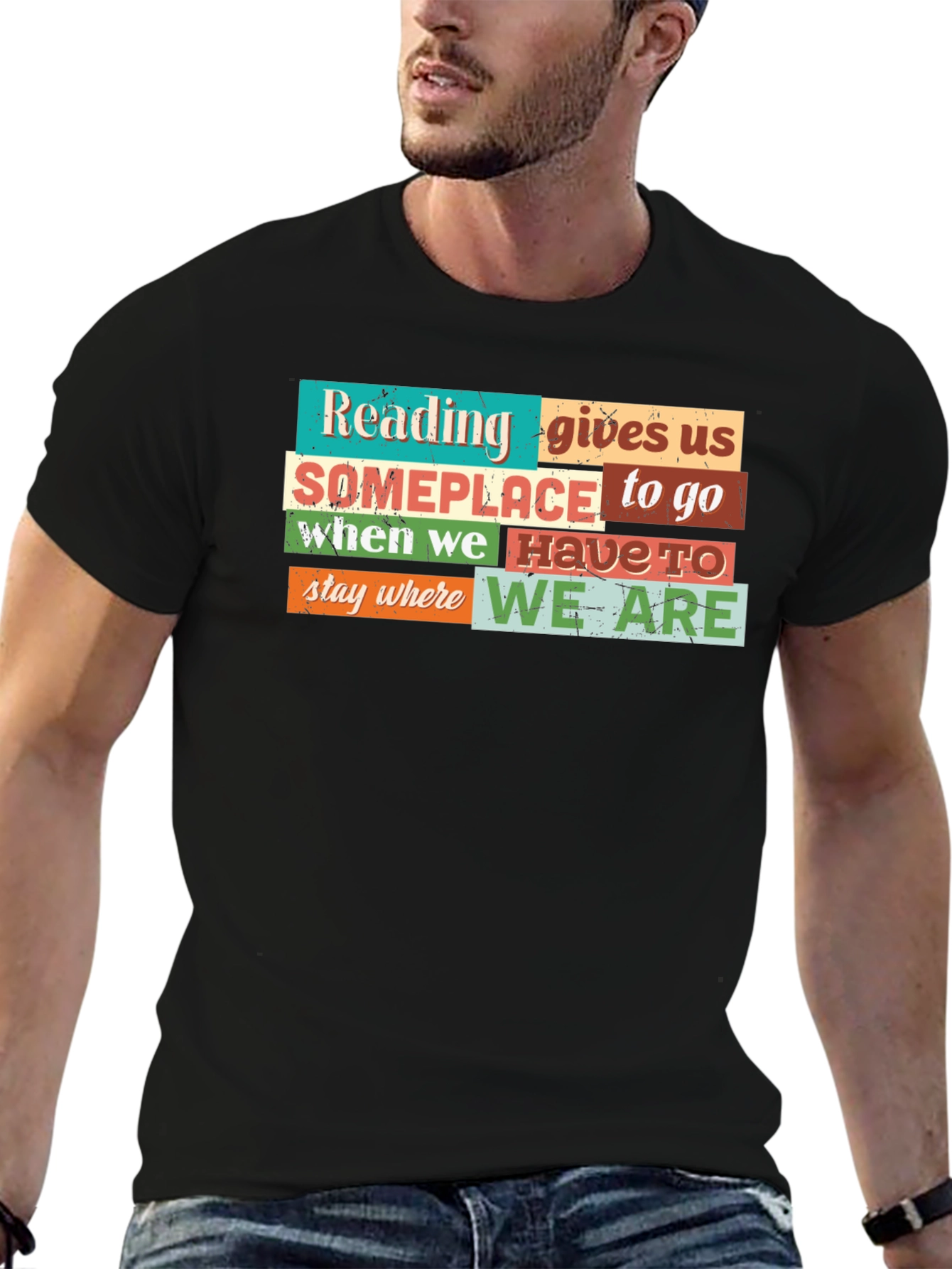 Reading Gives Us Someplace To Go Graphic Tee