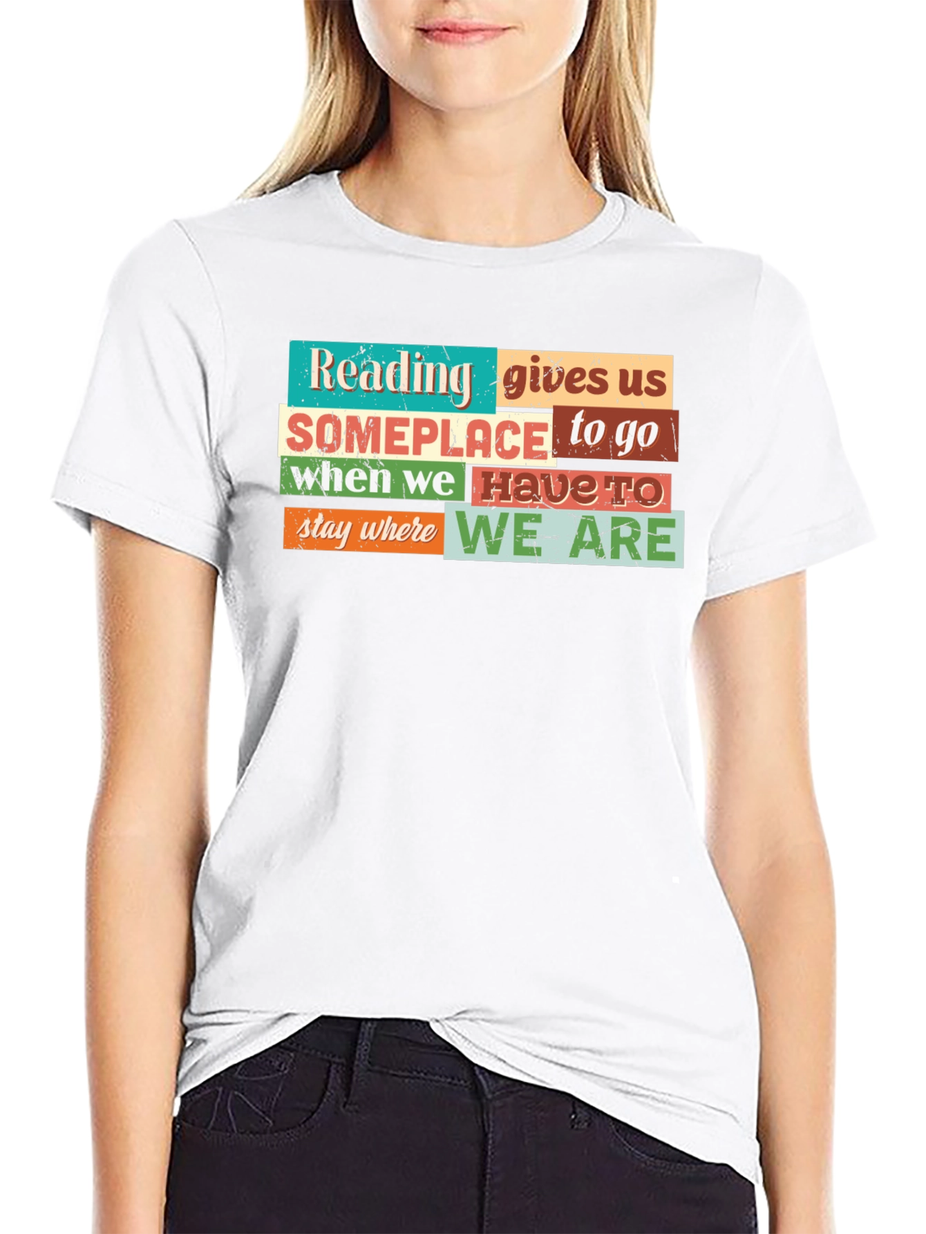 Reading Gives Us Someplace To Go Graphic Tee