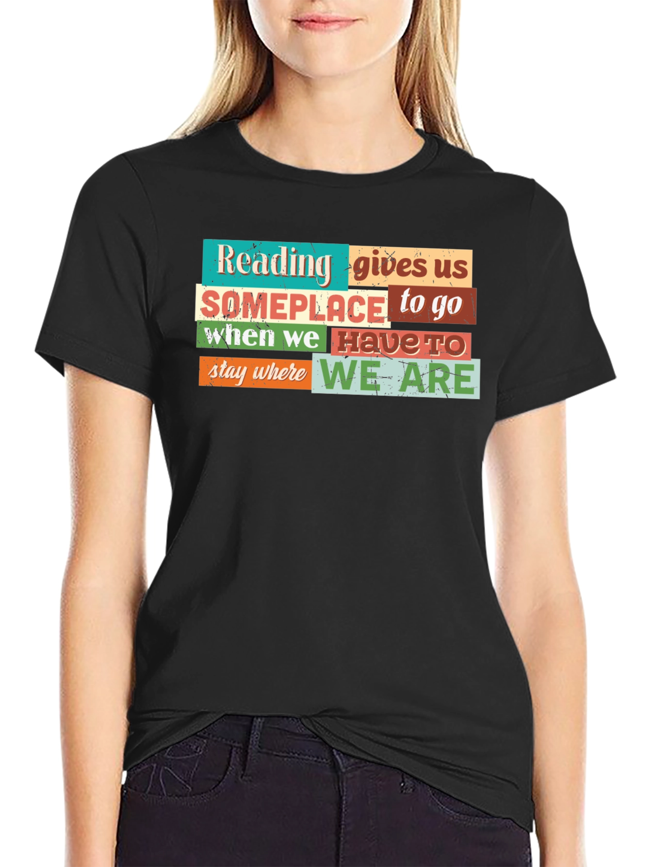 Reading Gives Us Someplace To Go Graphic Tee
