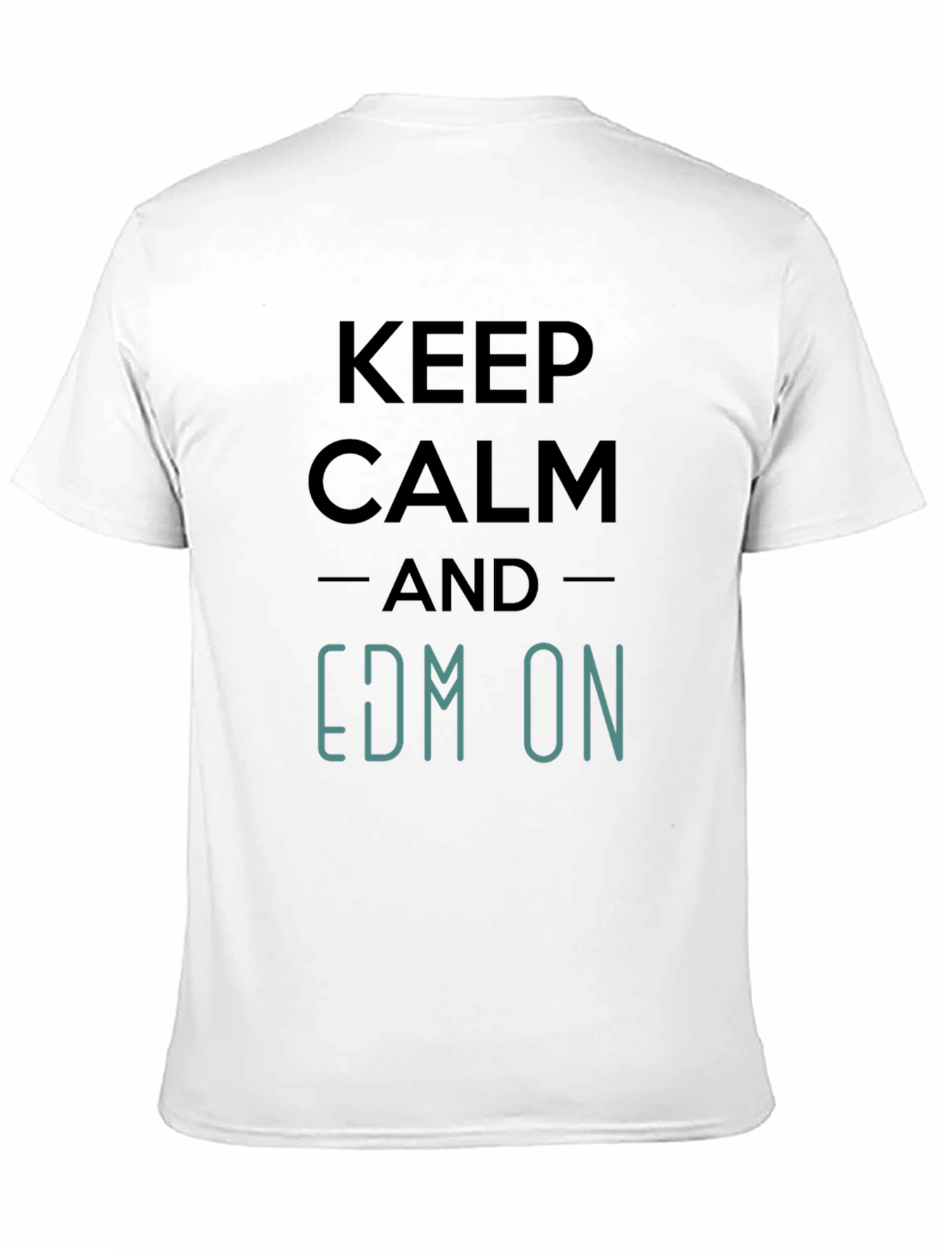 Keep Calm EDM On T-Shirt - Black Graphic Tee