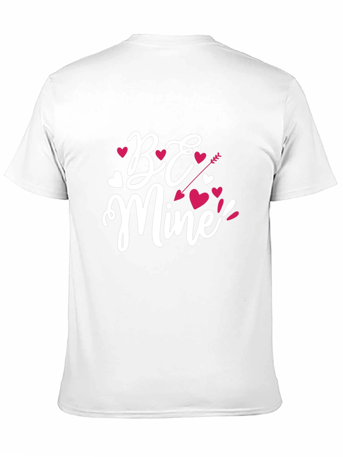 Be Mine Valentines Day Black T-Shirt
