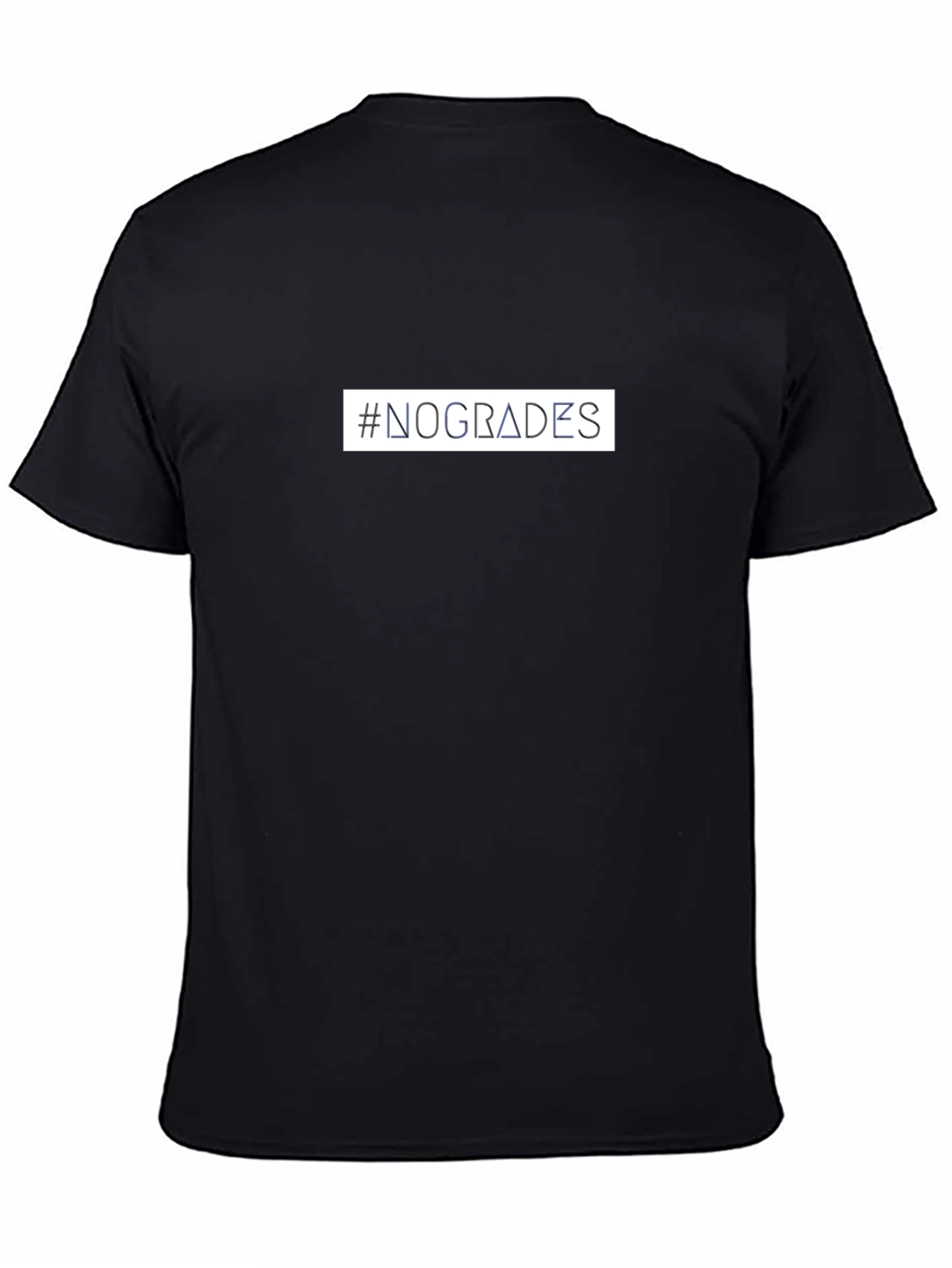 No Grades Graphic Tee - Black Casual T-Shirt