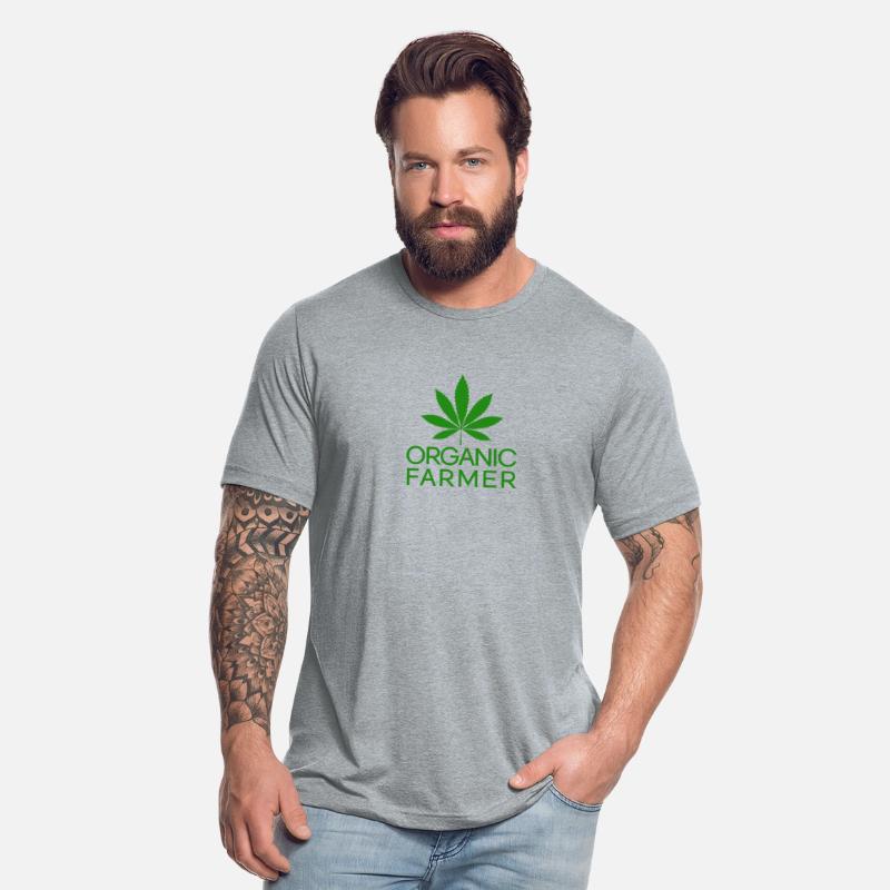 Organic Farmer Marijuana Grower Weed Smoking