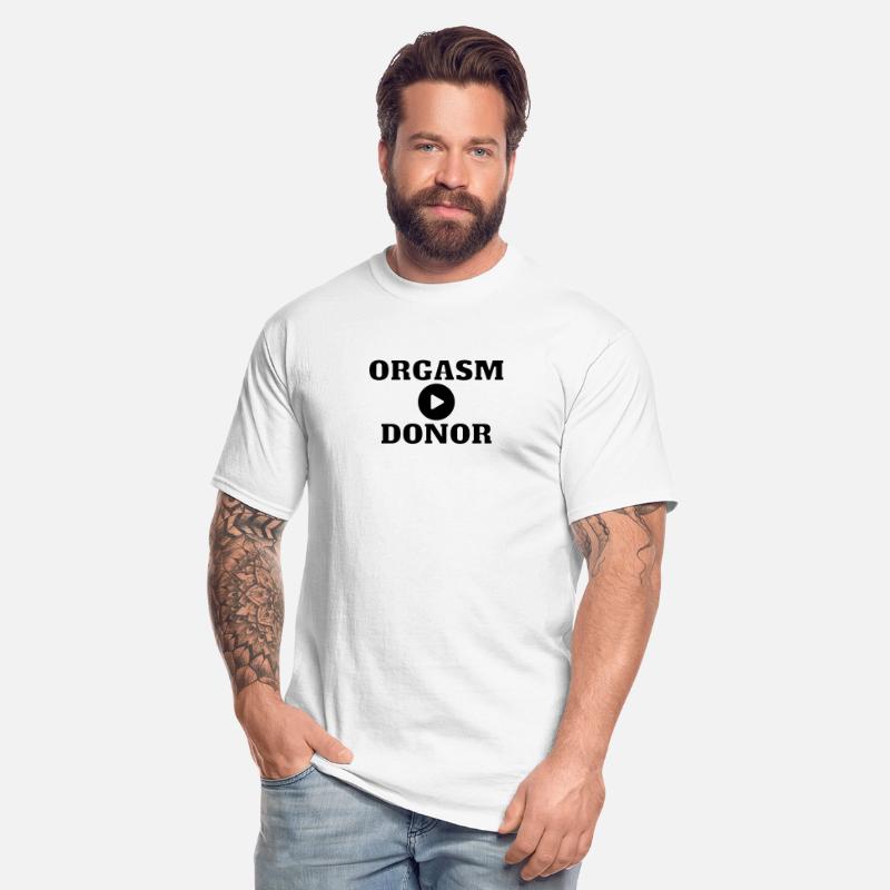 Orgasm Donor with play sign VECTOR