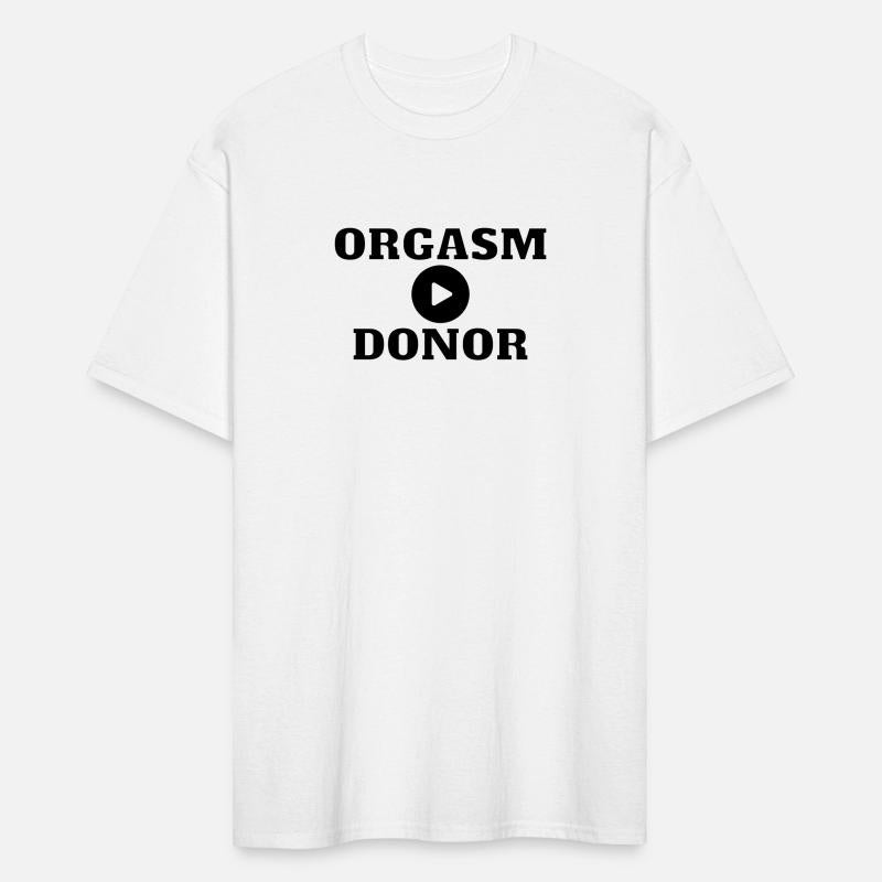 Orgasm Donor with play sign VECTOR