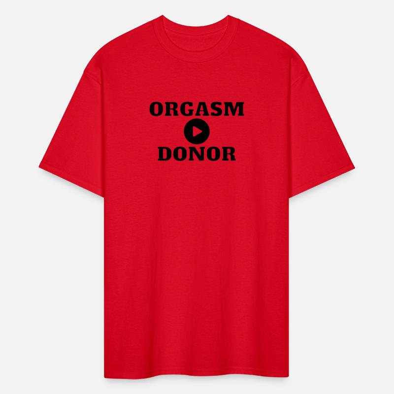 Orgasm Donor with play sign VECTOR