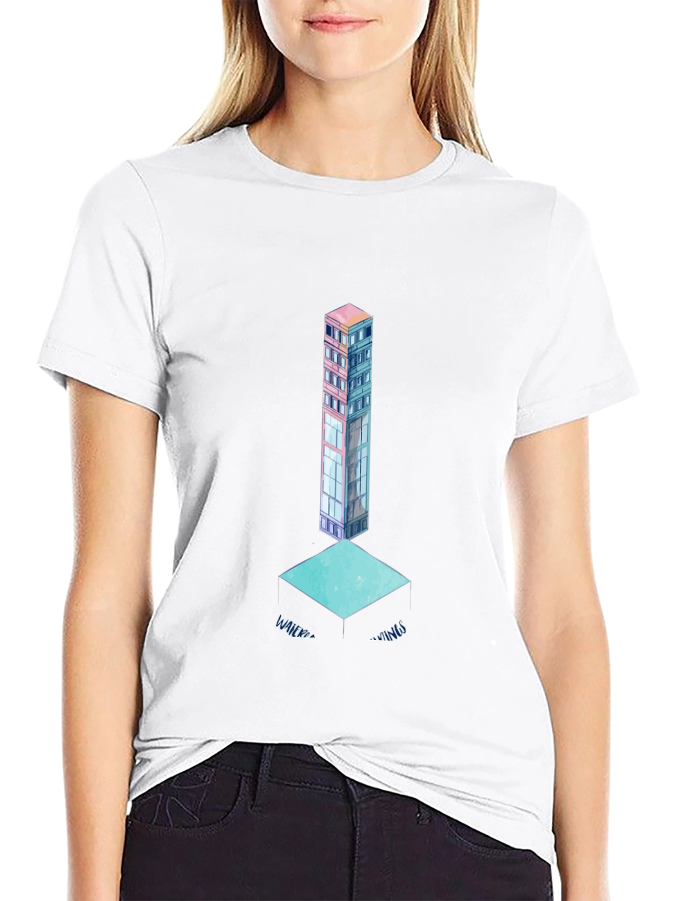 Abstract Building Graphic Tee