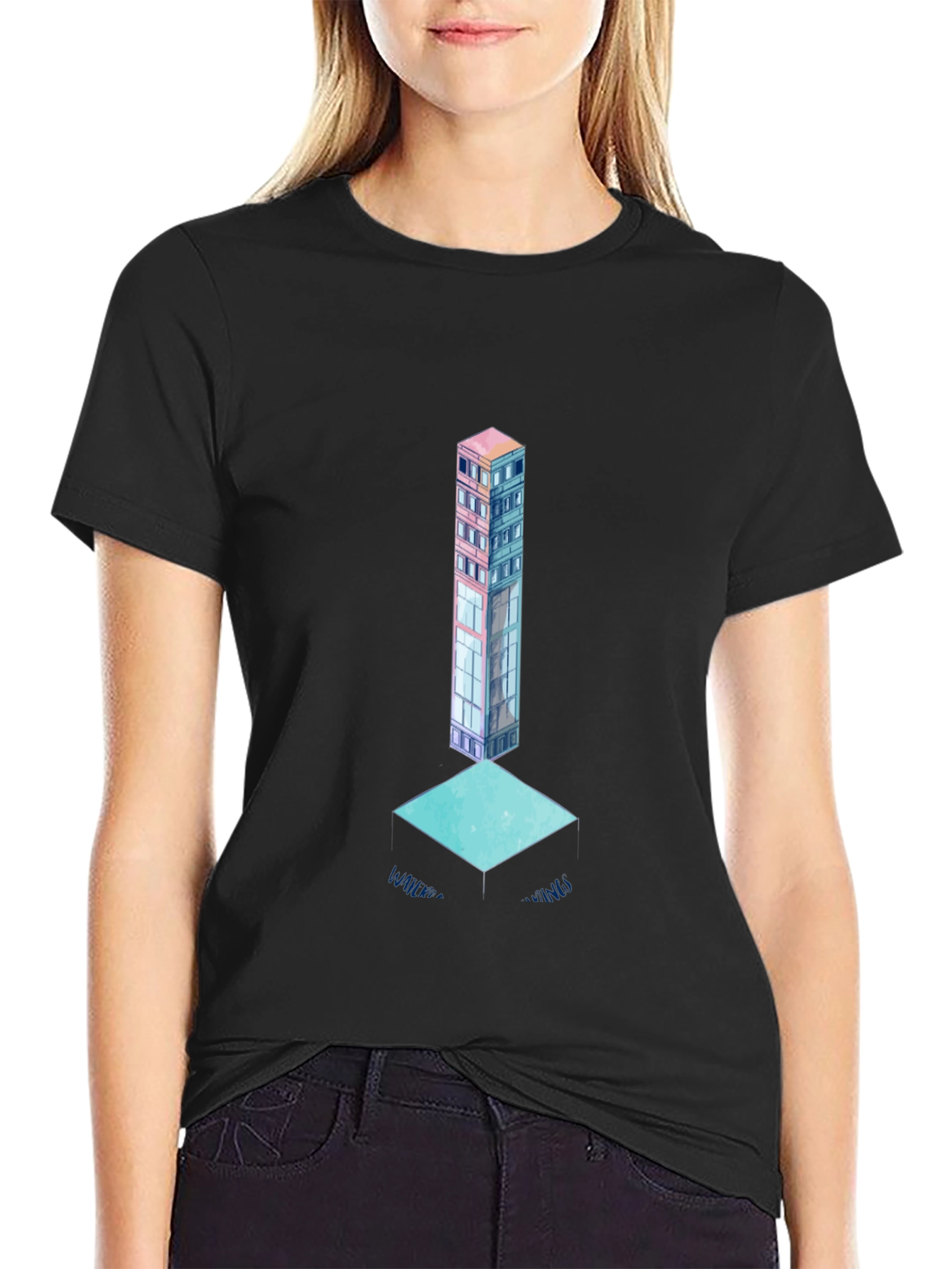 Abstract Building Graphic Tee