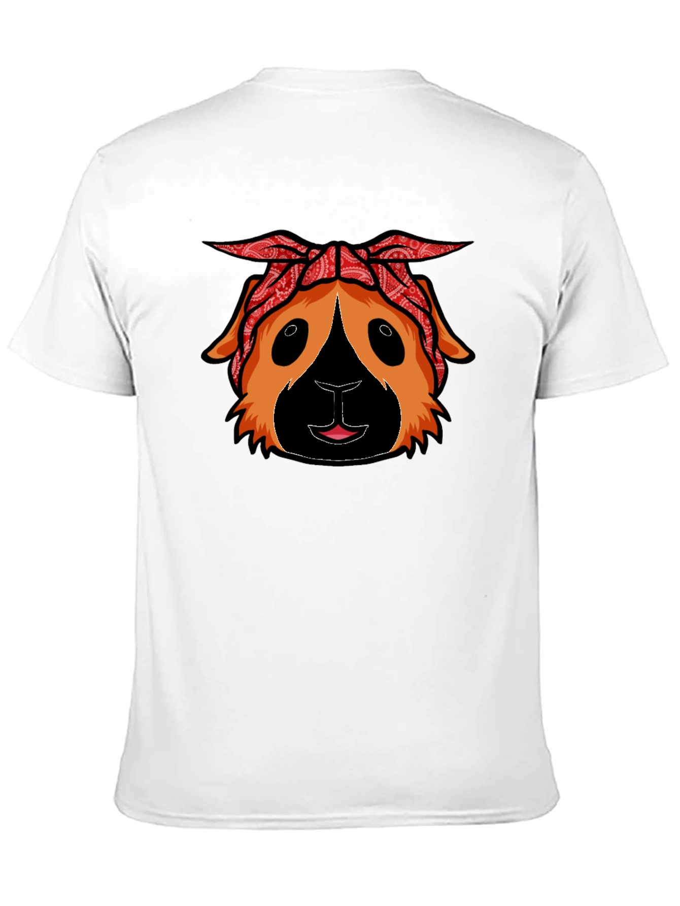 Guinea Pig Bandana T-Shirt - Black