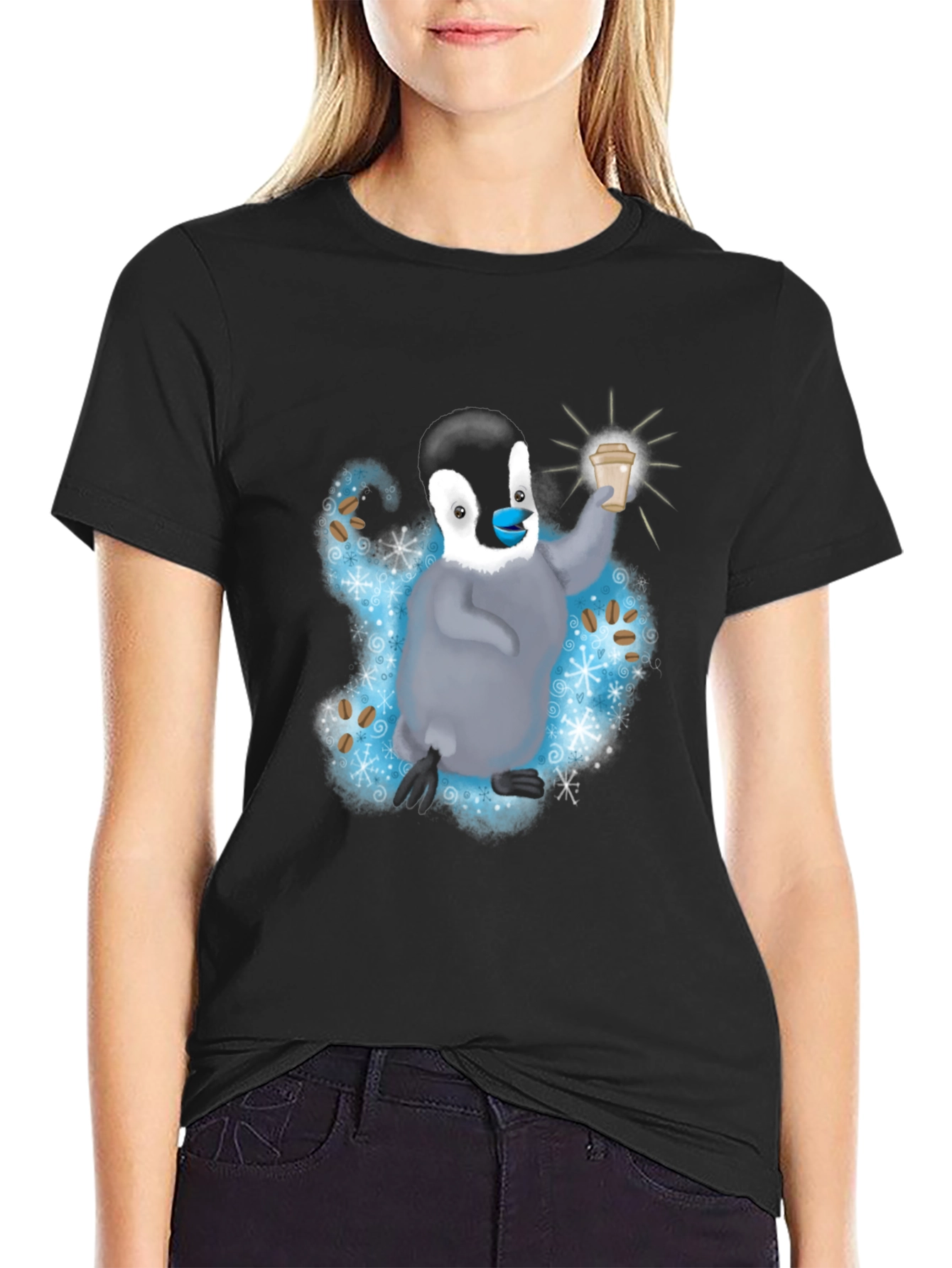 Penguin Coffee Lover T-Shirt