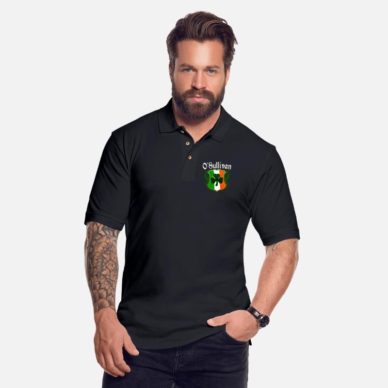 O'Sullivan Irish Surname Ireland Flag Shamrock