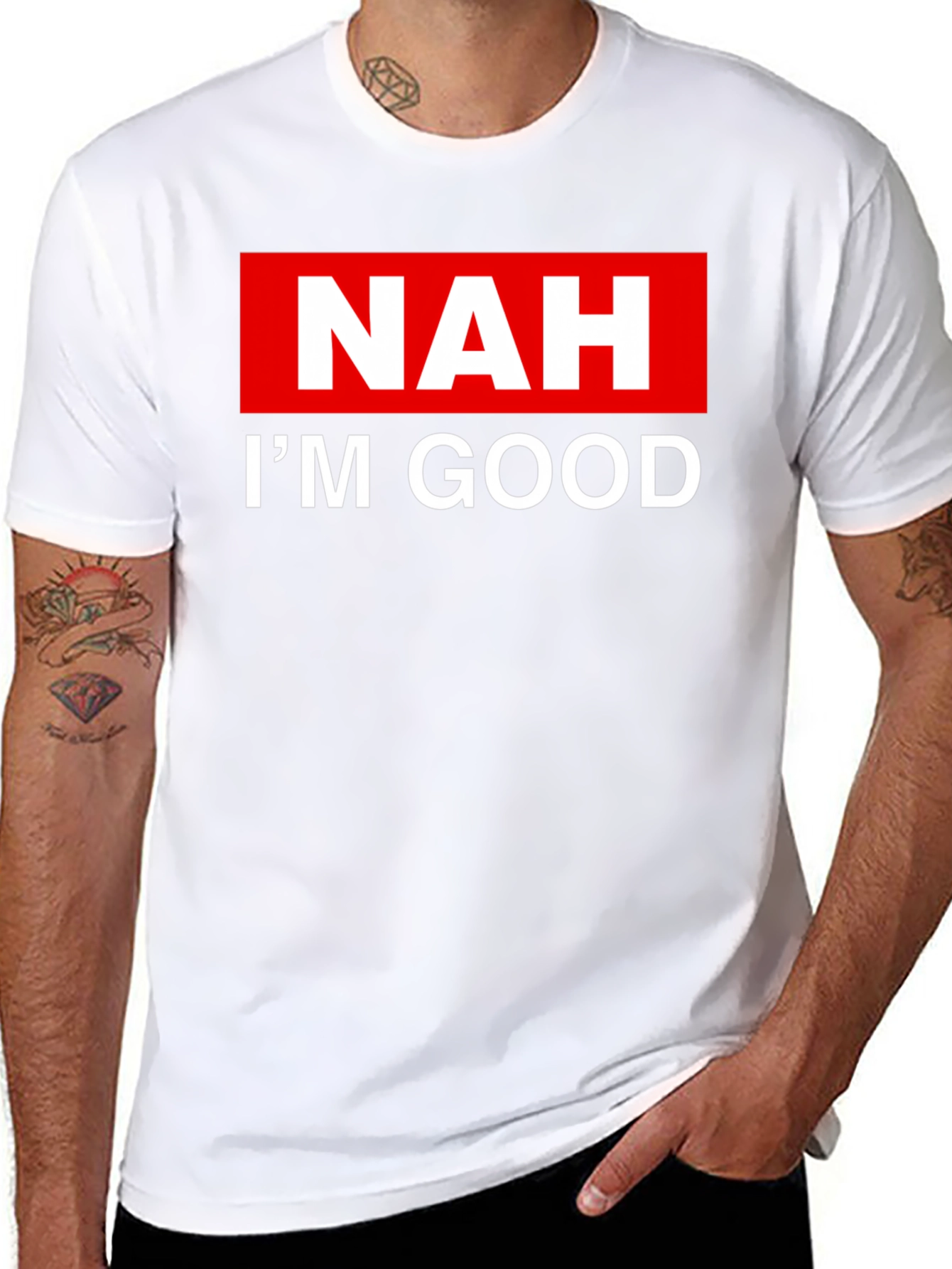 NAH IM GOOD T-Shirt - Bold Statement Tee