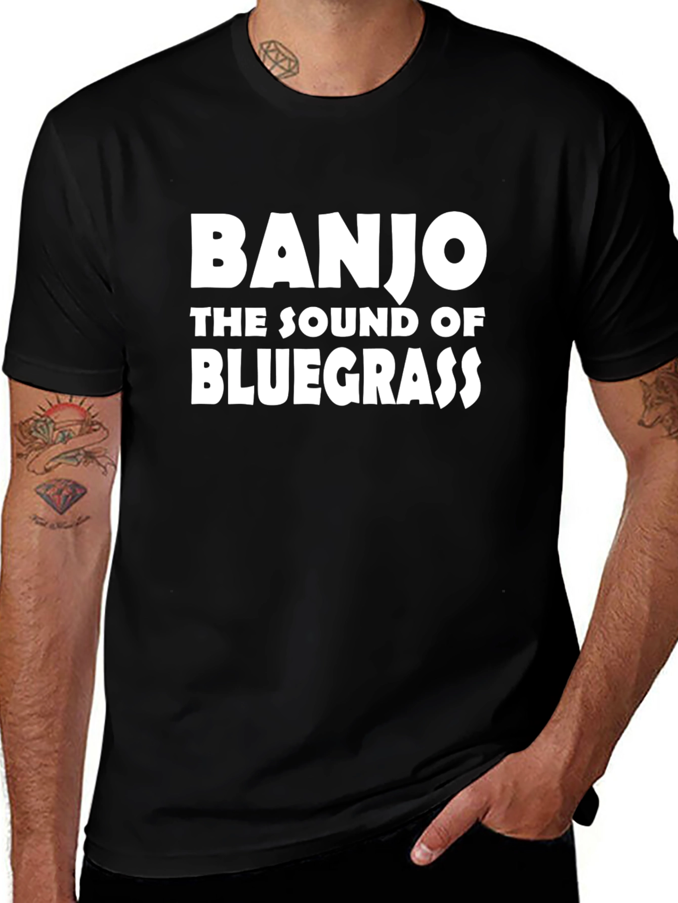 Banjo Bluegrass T-Shirt - Sound of Bluegrass Music Tee