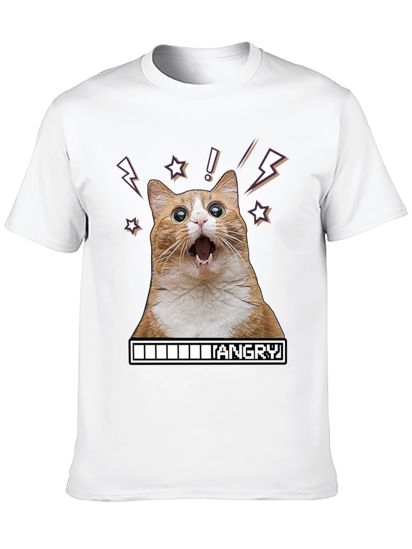 Angry Cat Meme T-Shirt - Funny Graphic Tee