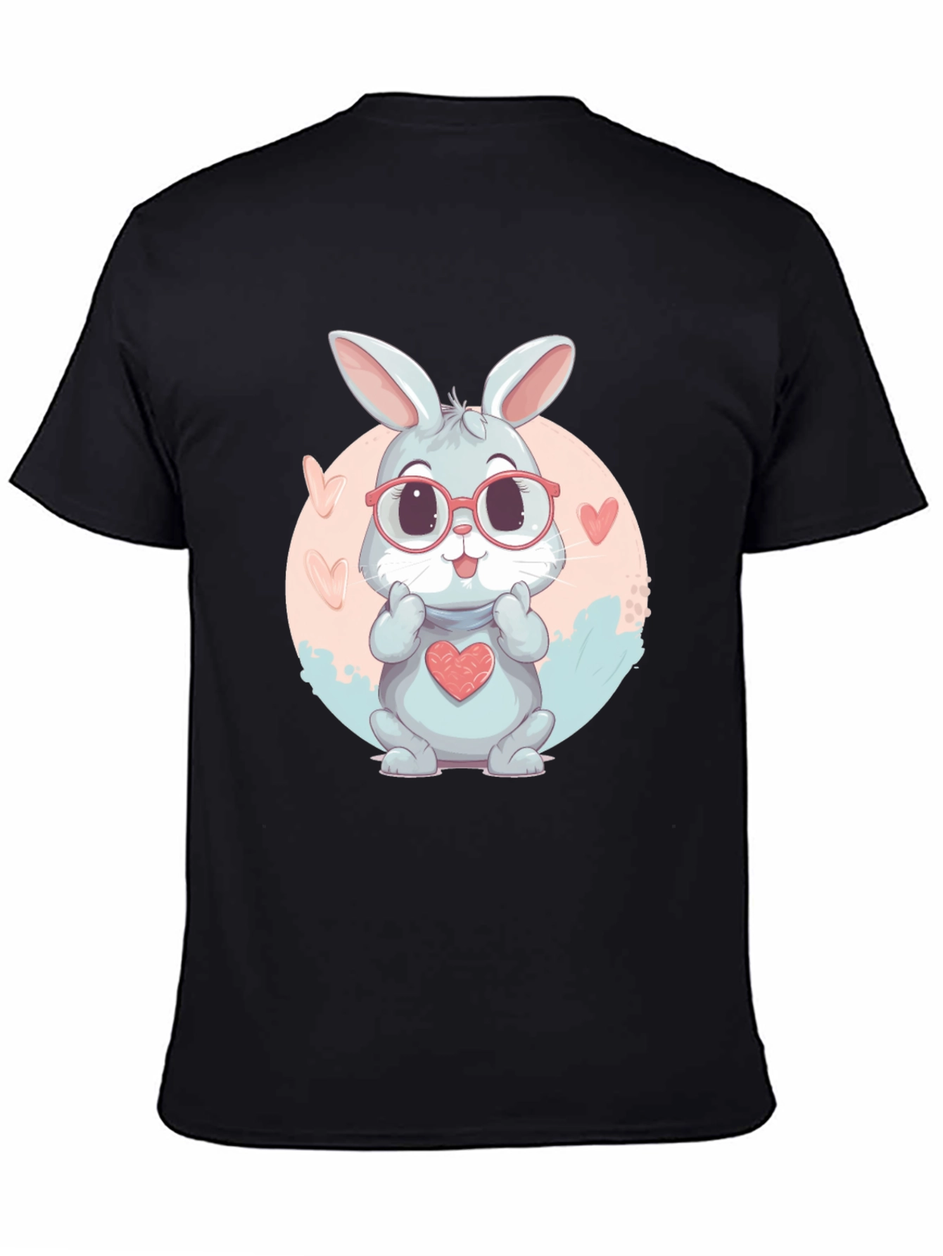 Cute Bunny Heart T-Shirt - Adorable Design